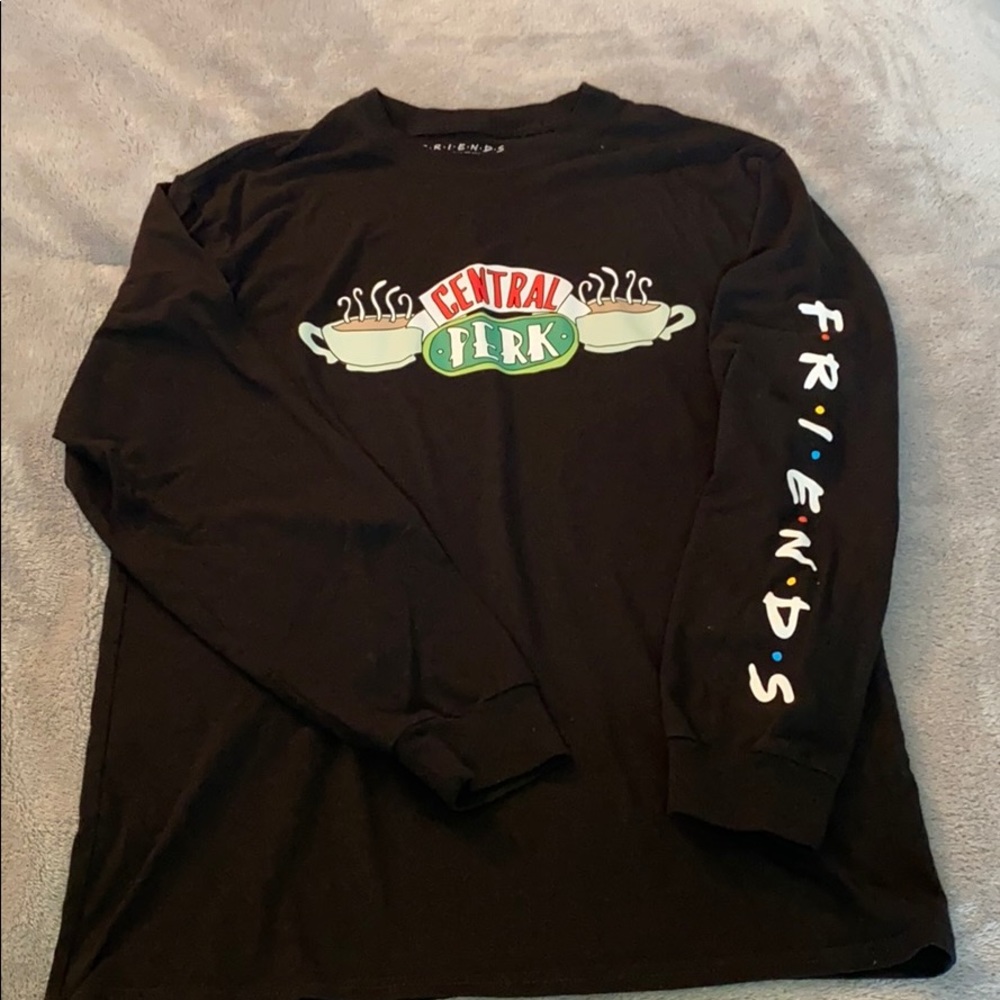 FRIENDS long sleeve central perk shirt. Size large